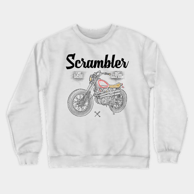 Scrambler Crewneck Sweatshirt by quilimo